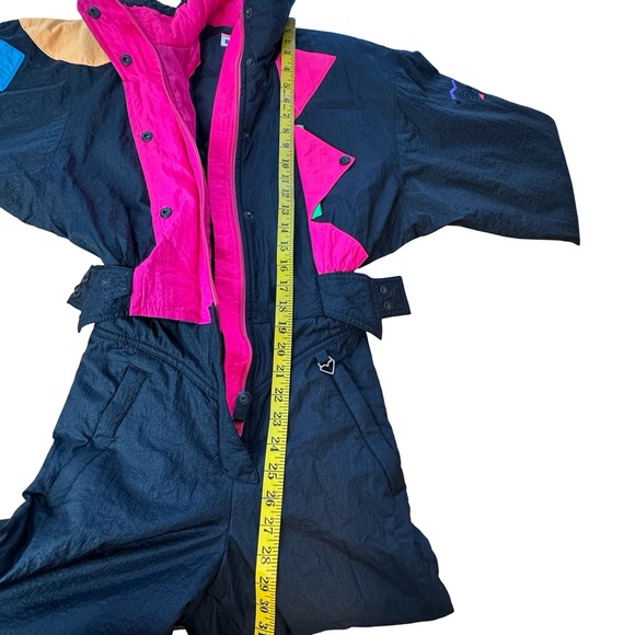 OBERMEYER 80’s 90’s Neon Escapade Snow Suit Size 4 - Picture 14 of 17